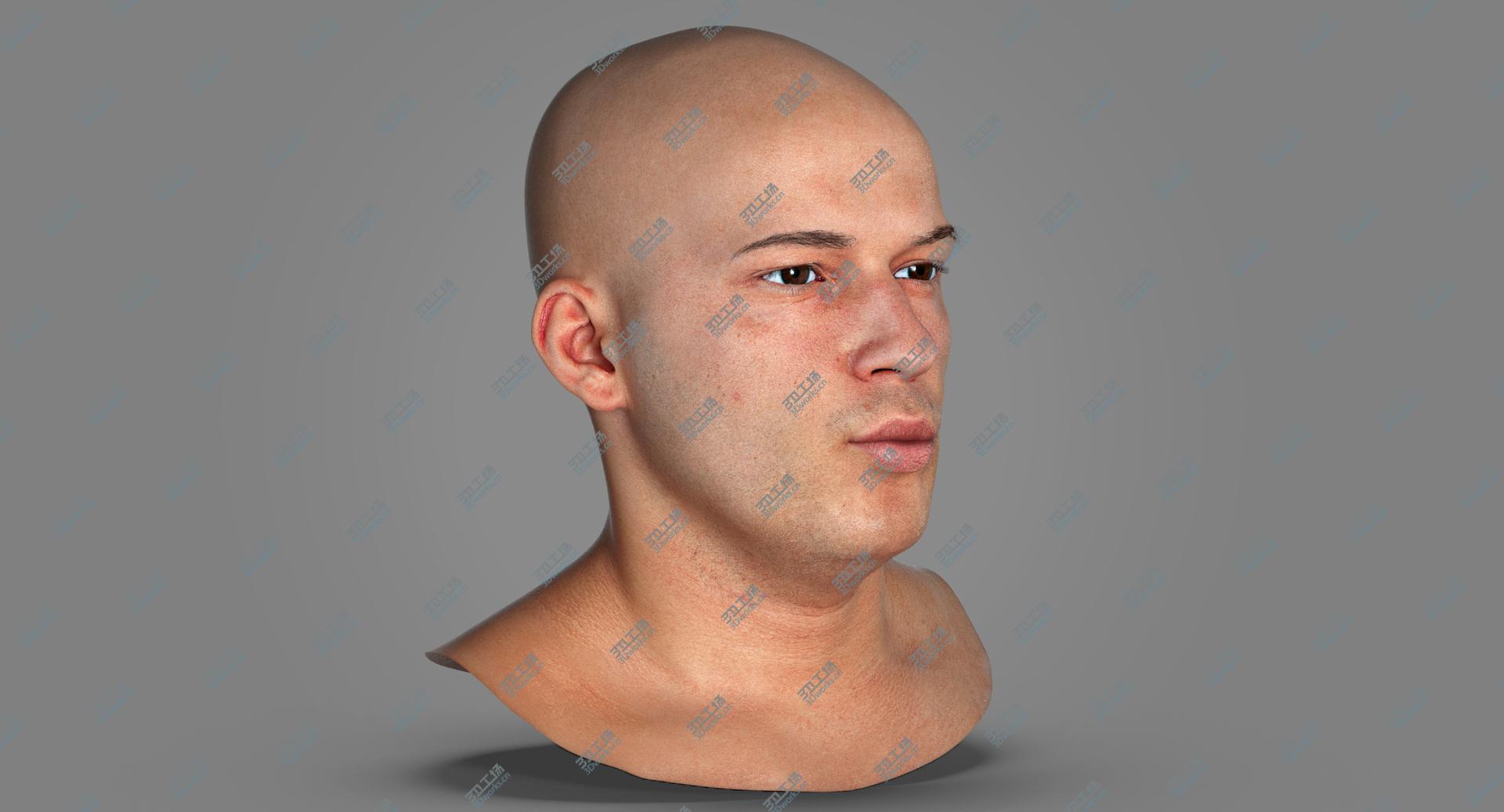 images/goods_img/202105073/3D Real PBR Marcus Human Head Lip Pucker AU18(1)/3.jpg